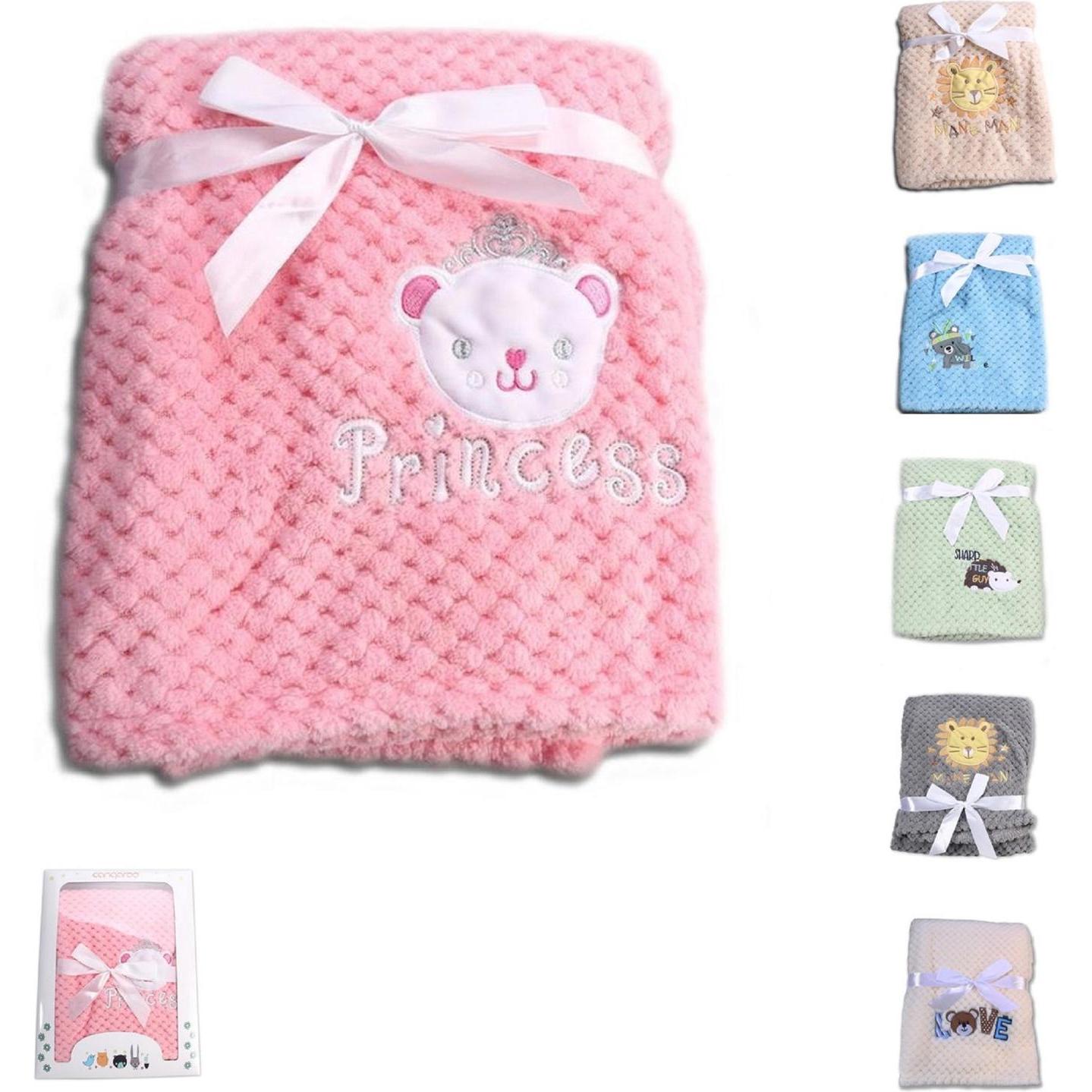 Cangaroo, Babydecke, Fleece-Babydecke Freya 80x110cm (80 x 110 cm)
