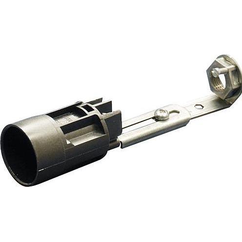 Electroplast, Accessori per illuminazione, 167N04 Portacandele E14 neroL100120mm 5 pz.