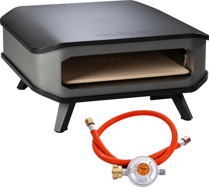 Cozze Outdoor Pizza Oven with Electronic Ignition and Heat-Resistant Design (Pizza oven gas)