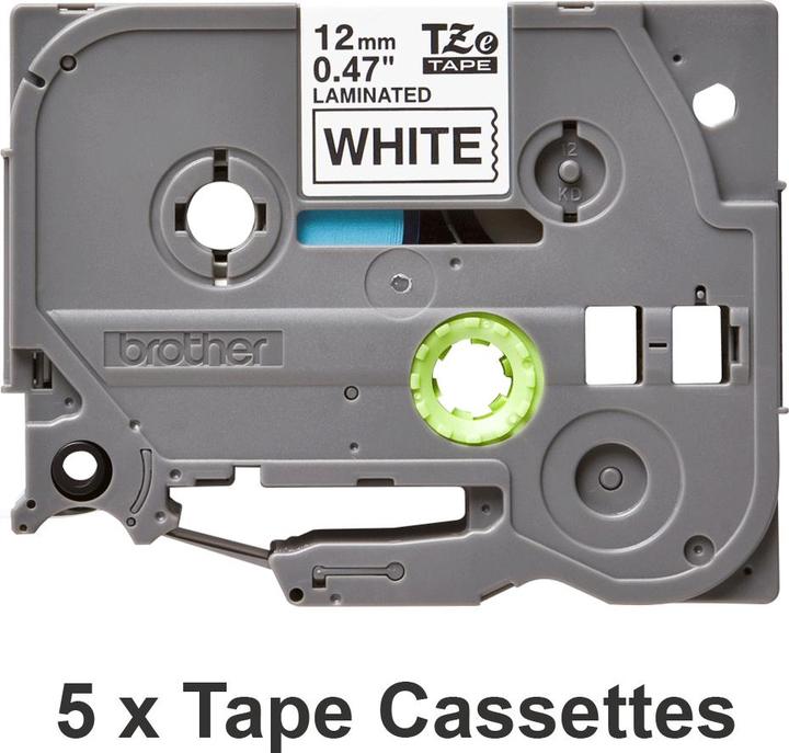 Actual product image Brother TZe-231 (1.20 cm, White, Black)