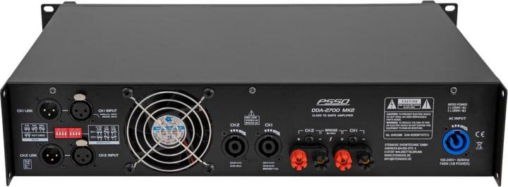 Actual product image Psso DDA-2700 MK2 2-Kanal-Endstufe (10451688) (Final stage)