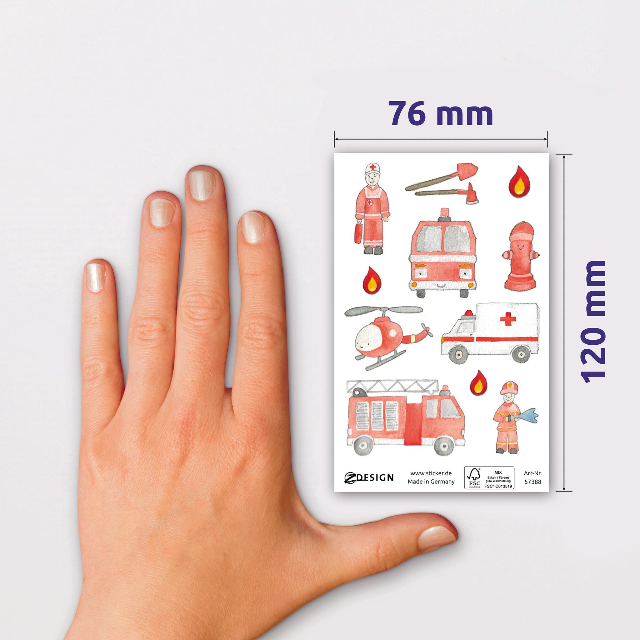 Thumbnail - 10x Z-Design, Sticker, Papiersticker