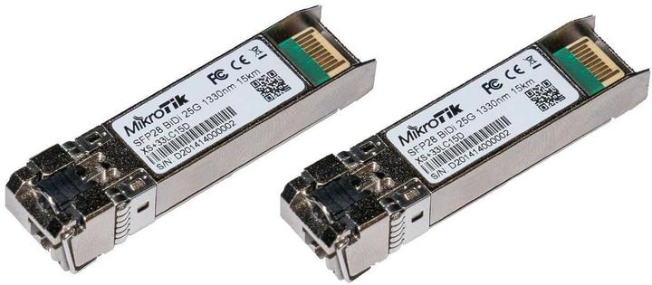 Produktbild MikroTik XS+2733LC15D - 2x SFP+-Module für 1G-, 10G- und 25G-Netzwerke