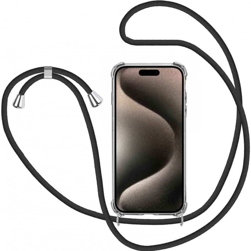 Screenguard Apple iPhone 15 Pro Loopster Necklace Hülle, Handykette, Transparent