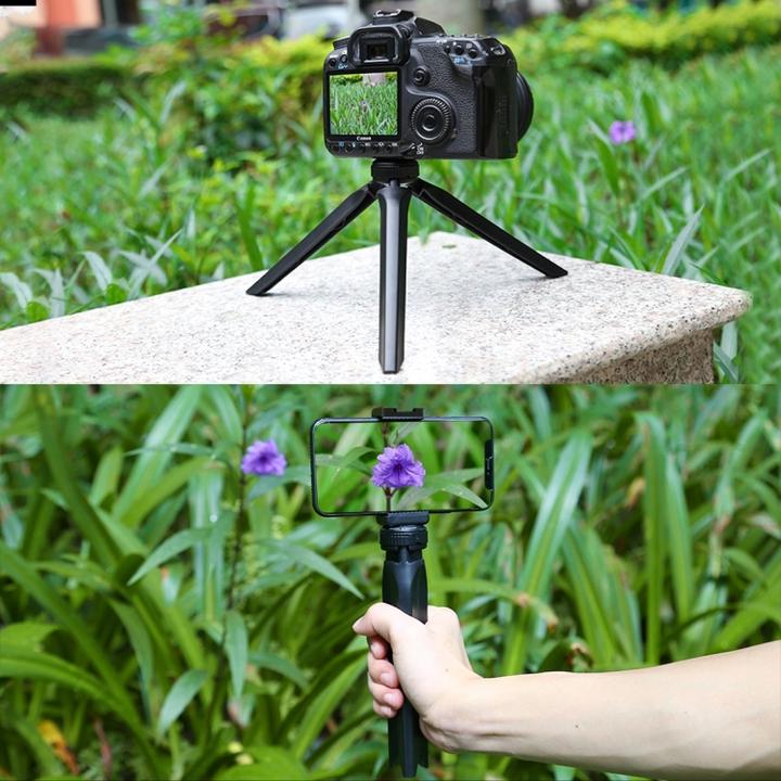 Image du produit Puluz Pocket Mini Plastic Tripod Mount with Phone Clamp for Smartphones (Black) (Matières plastiques)