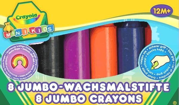Immagine prodotto Crayola Pastelli a cera Jumbo (Multicolore, 8 x)