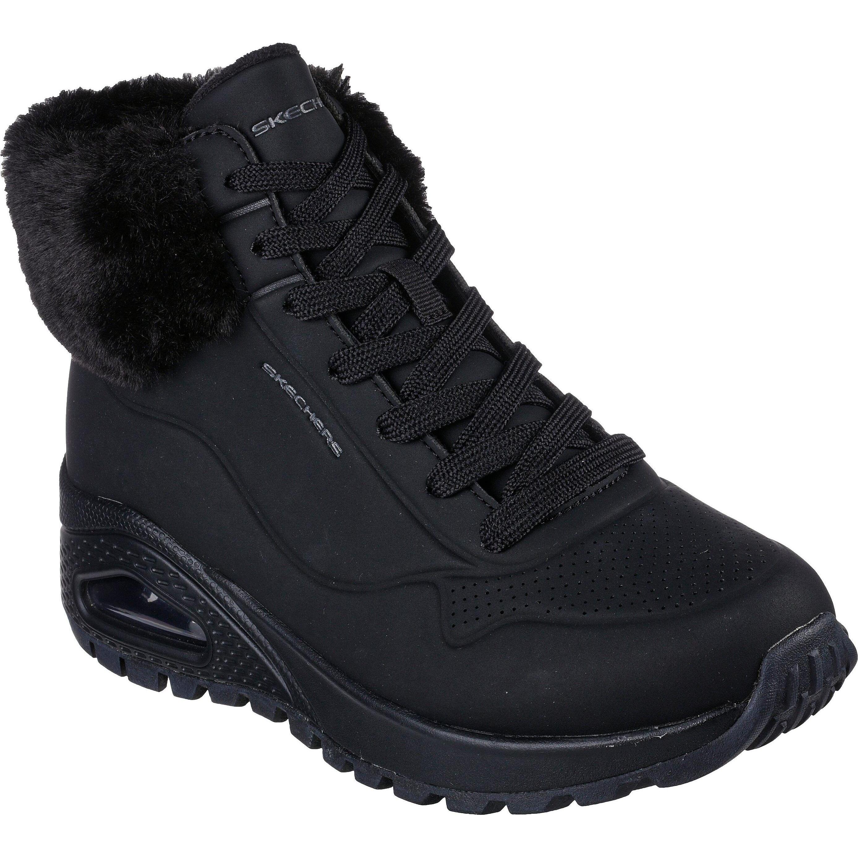 Skechers, Damen, Sneaker, Sneaker - 93379, Schwarz, (37)