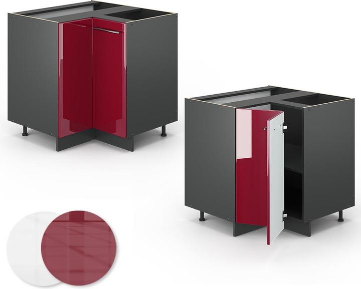 Produktbild Vicco Eckunterschrank Fame-Line (80.5 x 60 x 81.5 cm)