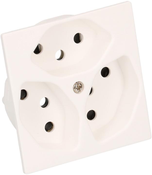 Produktbild Hager Kallysto Steckdose 3x Typ 13