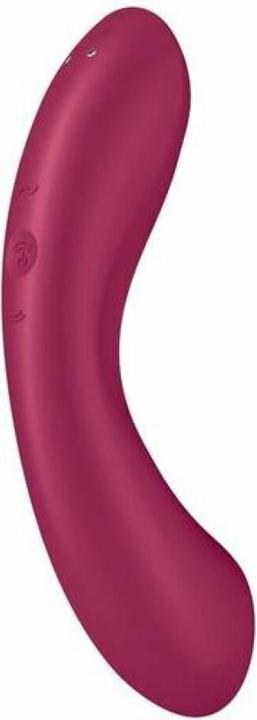 Actual product image Satisfyer Curve Trinity 1 Air Pulse Vibration Red