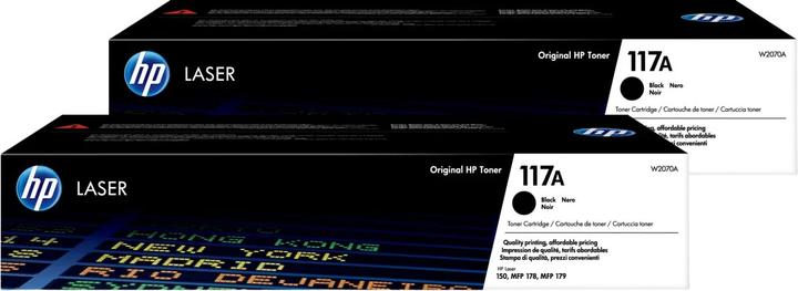 Produktbild HP 117A Toner Zwart Duo Pack