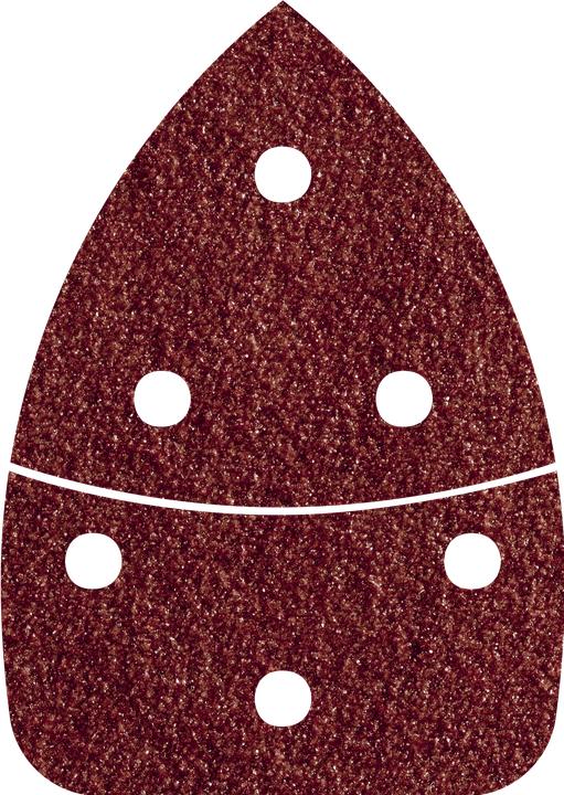 Produktbild wolfcraft 6 Haft-Schleifbl. Korund K180 98x139mm (180, K180)
