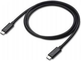 Produktbild DLH CABLE THUNDERBOLT 3 (40GB / S) USB-C TO USB-C LENGTH 70CM BLACK (0.70 m, USB 3.2)