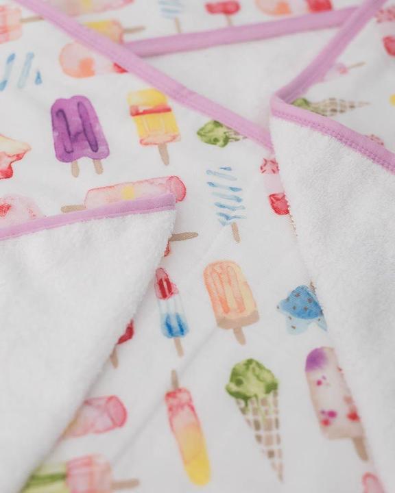Image du produit little unicorn Ensemble de serviettes à capuche (76 x 76 cm)