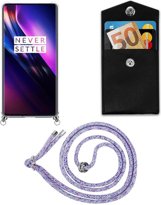 Produktbild Cadorabo TPU Handy Kette SILBER Cover