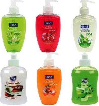 Image du produit Elina Med Savon liquide Coco Aloe Vera Grenade Pomme Huile d'Argan Olive 300ml (Savon liquide, 300 ml)
