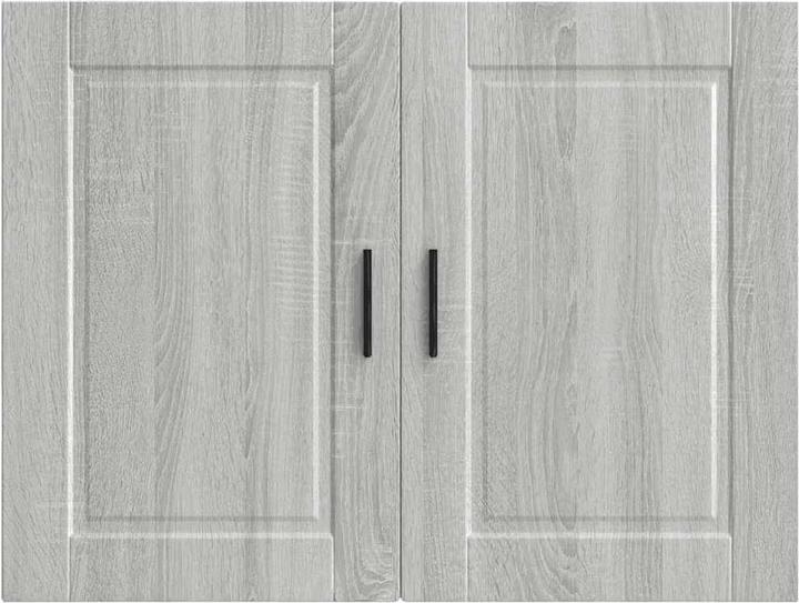 Image du produit VidaXL Armoire suspendue de cuisine Porto Gris Sonoma Matériau dérivé du bois Armoire murale de cuisine (80 x 31 x 60 cm)