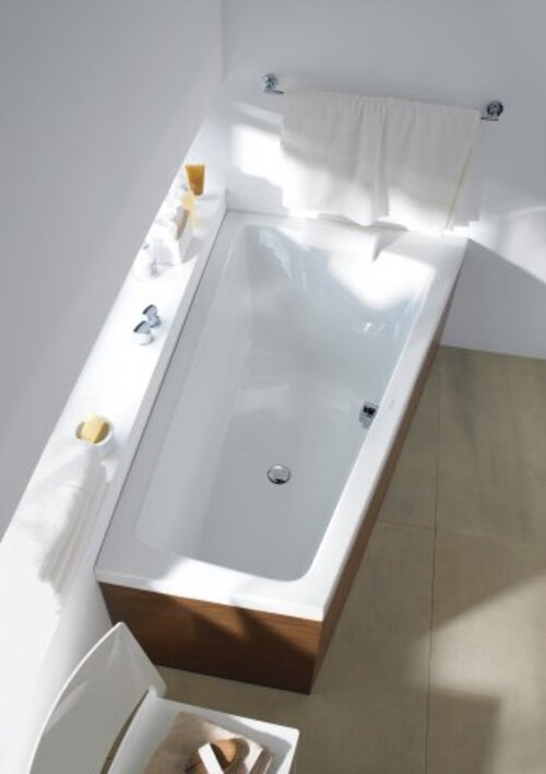 Image du produit Duravit Baignoire à encombrement réduit Paiova 100 x 170 cm blanc lisse 700213000000000 (180 l, 170 cm, 100 cm)