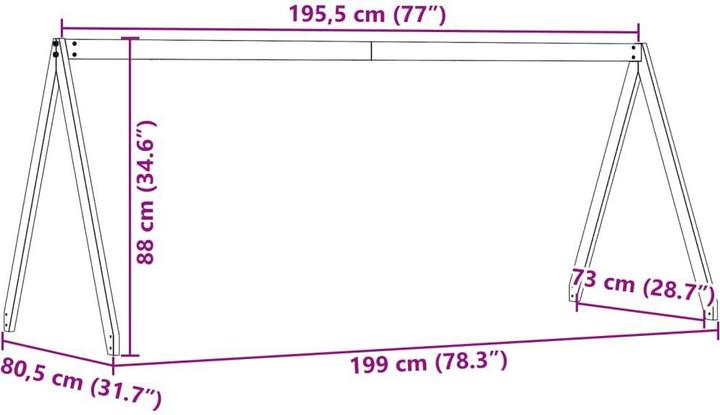 Immagine prodotto vidaXL Dach für Kinderbett