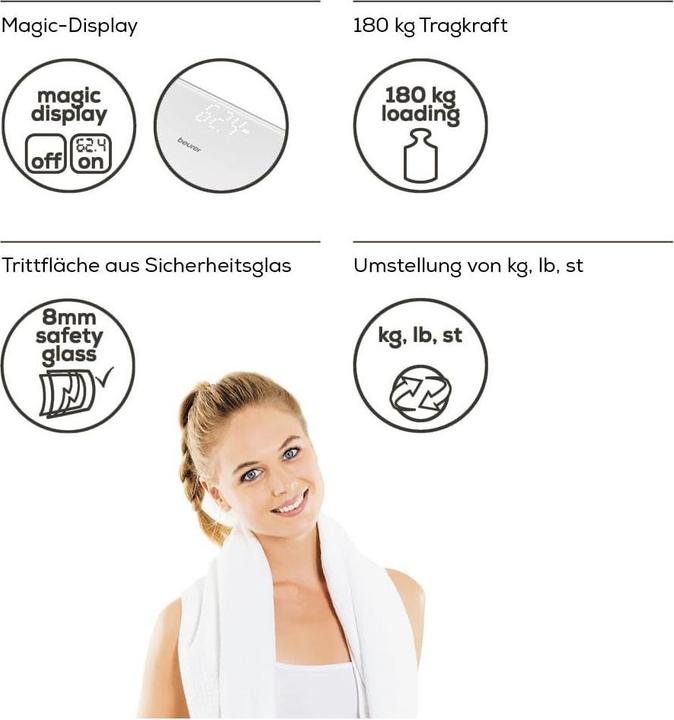 Actual product image Beurer GS 225 (180 kg)