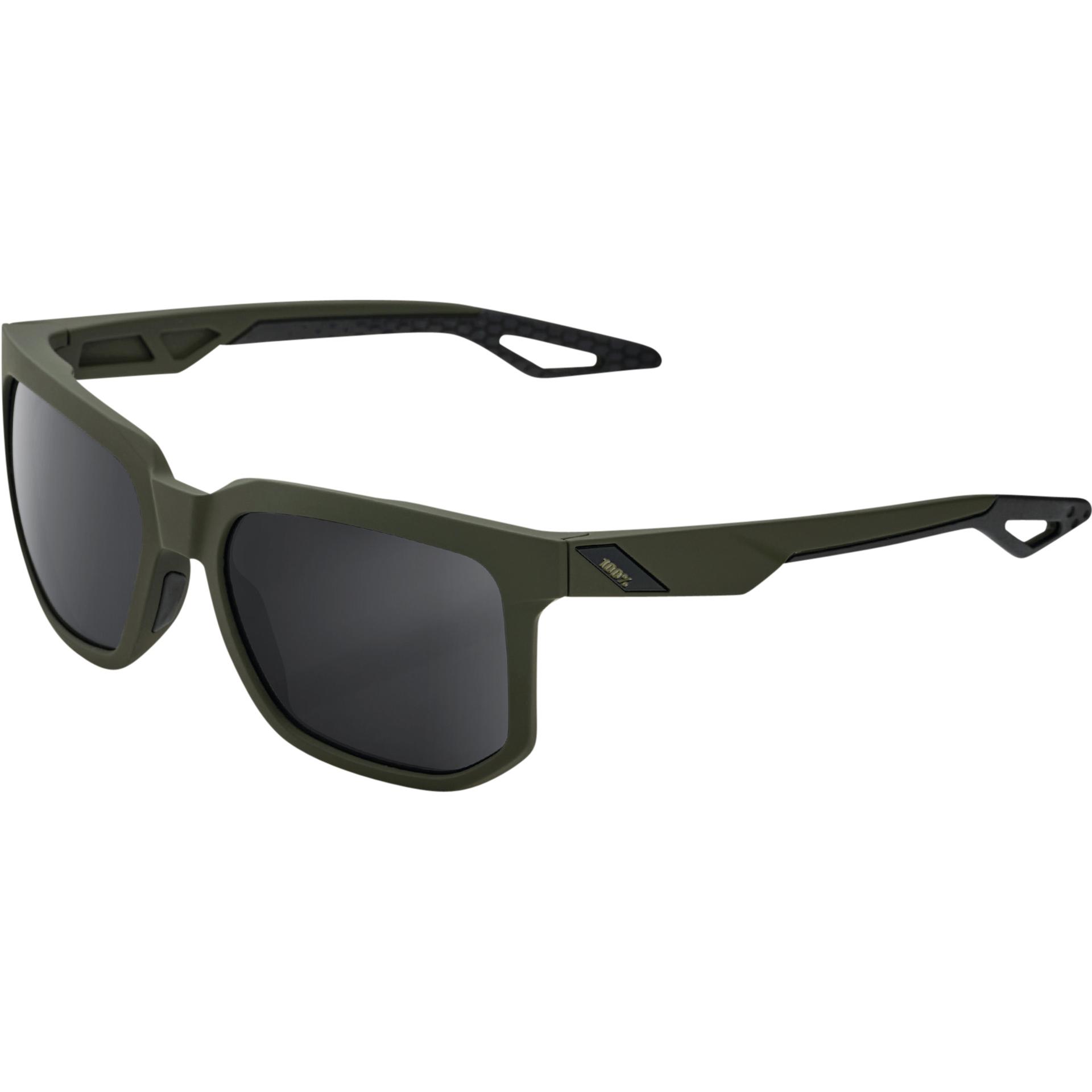 100%, Herren, Sportbrille, Centric (Soft Tact Mint, Schwarz), Grün