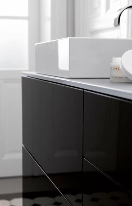 Produktbild Alape Aufsatzbecken AB.R585H.1, rechteckig B: 585mm H: 143mm T: 405mm, 3202000000, weiss (405 mm, 585 mm)