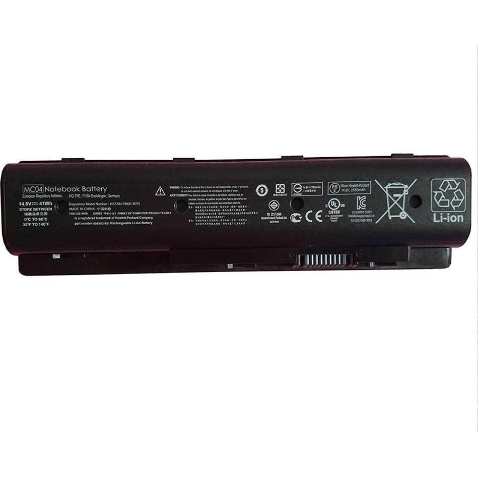 CoreParts Laptop Battery For HP (4 Zellen, 2200 mAh), Notebook Akku, Schwarz
