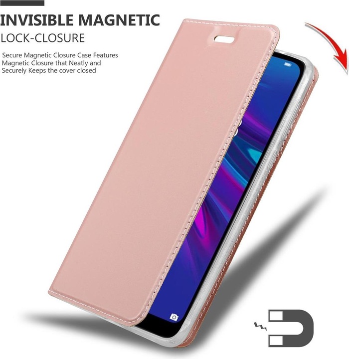 Produktbild Cadorabo Book Classy Style Cover (Huawei Y6 (2019))