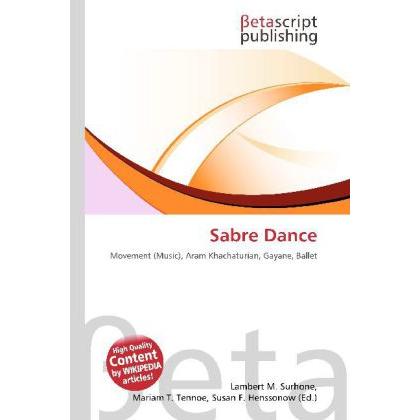 Sabre Dance, Fachbücher von Lambert M. Surhone, Miriam T. Timpledon, Susan F. Marseken