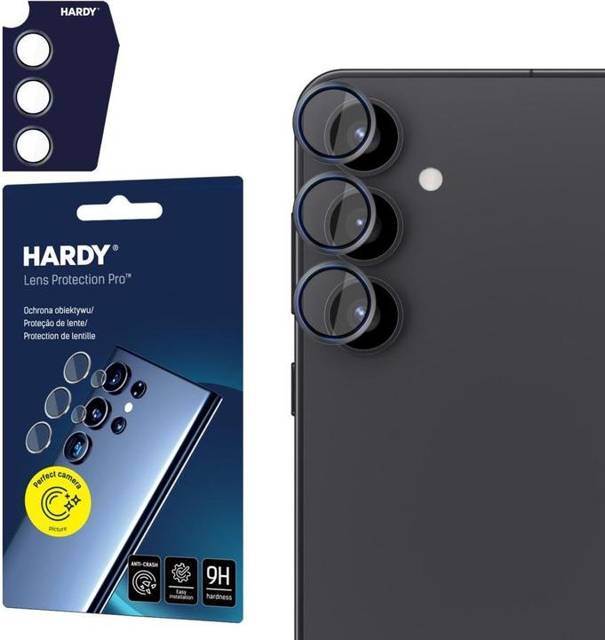 Actual product image 3MK HARDY Lens Protection Pro for Samsung Galaxy S25 - Black (Samsung Galaxy S25)
