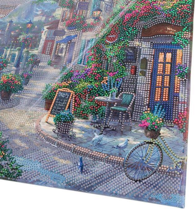 Image du produit Craft Buddy Crystal Art Kit French Riviera Café 40 x 50 cm