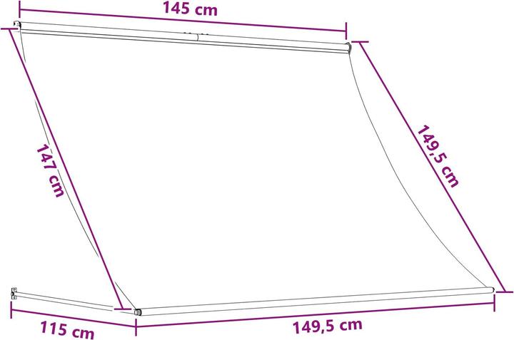 Produktbild vidaXL Markise (1.50 m)