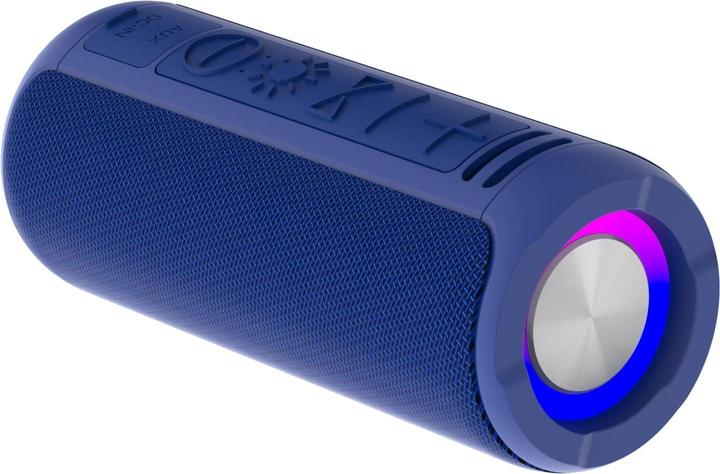 Actual product image Denver Portable speaker BTV-213BU, blue (3 h, Electrical connection)