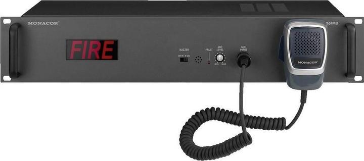 Actual product image Monacor ELA fire brigade call station PA-2