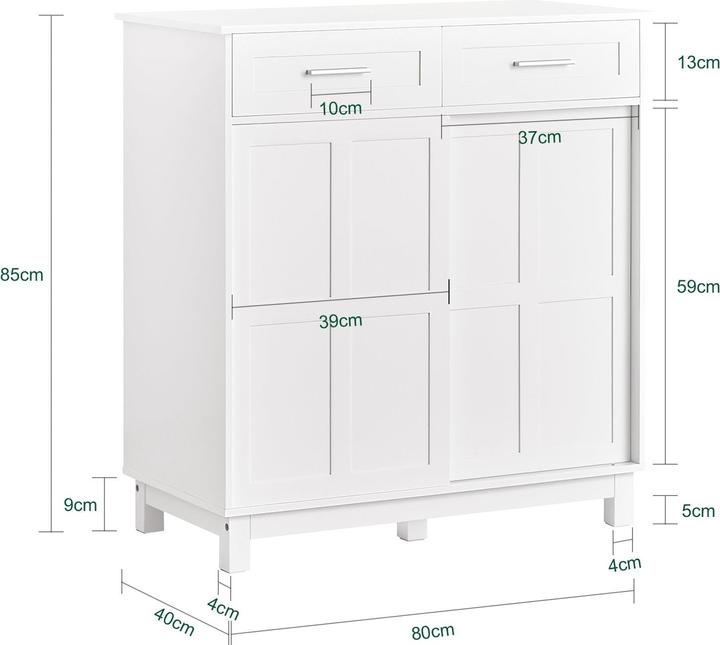 Produktbild SoBuy Baylor (80 x 40 x 85 cm)