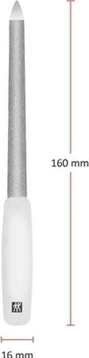 Produktbild Zwilling 160mm Weisser Saphir beschichtet Polierte Spitze Ergonomische Form Grob Feinkörnige Feilenflächen