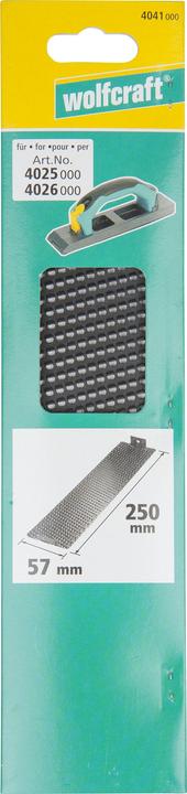 Actual product image wolfcraft wolfcraft 1 Raspelplatte für Art. 4025000/4026000 (250 mm)
