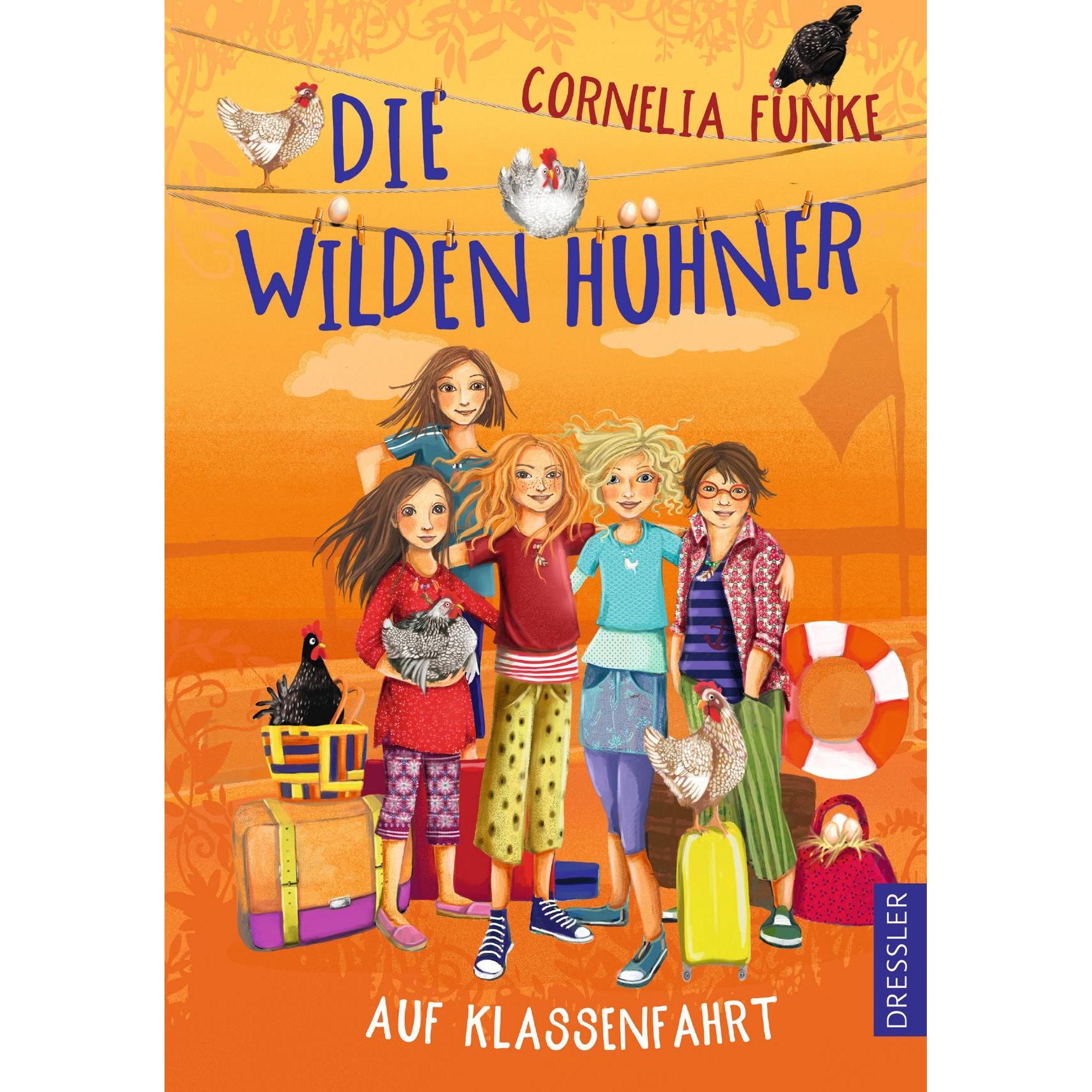 Die wilden Hühner auf Klassenfahrt, Kinderbücher von Cornelia Funke, Florentine Prechtel