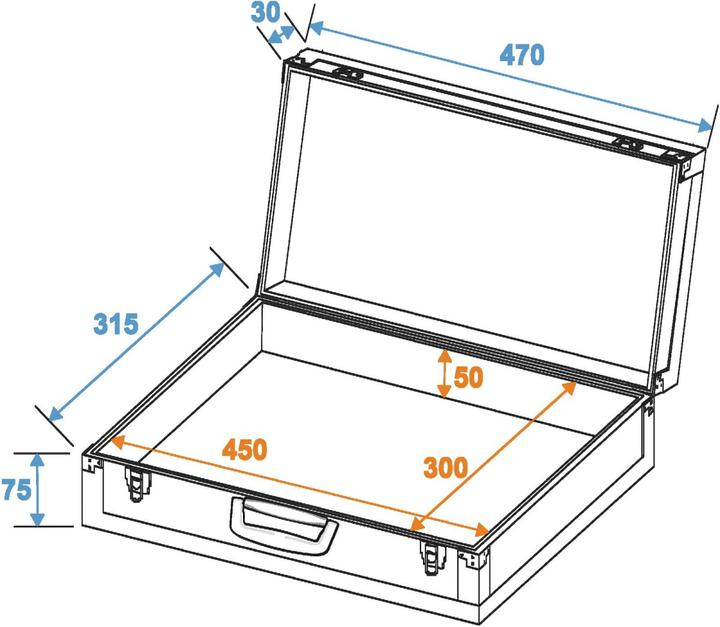 Image du produit Dimavery Boîtier d'effecteur (Guitare électrique)