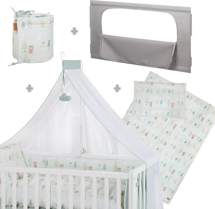Actual product image Roba Room Bed, 60x120cm Woodland Buddies (60 x 120 cm)