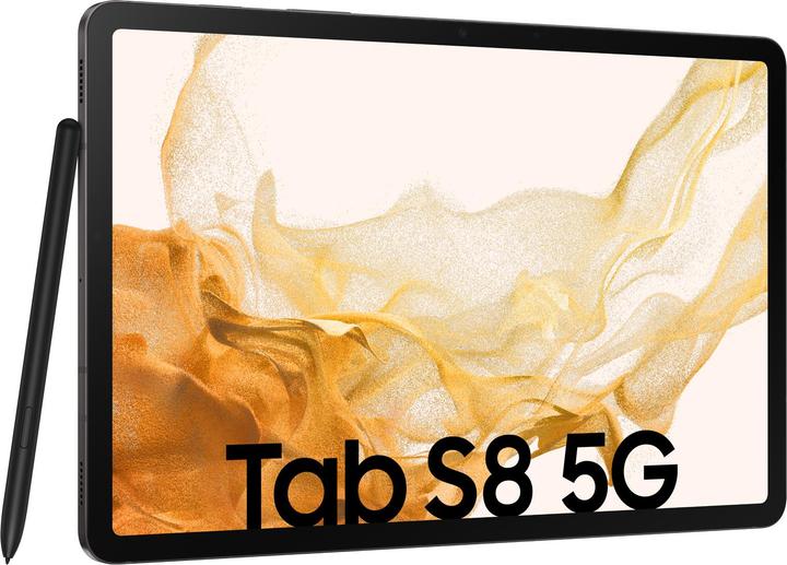 Produktbild Samsung Galaxy Tab S8 (5G, 11", 128 GB, Graphite)
