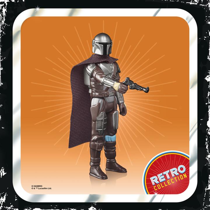 Produktbild Hasbro Retro-Kollektion Der Mandalorianer (Beskar) 9,5 cm grosse Star Wars: The Mandalorian Fig...