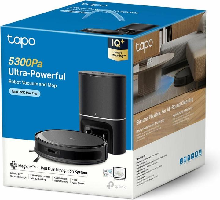 Actual product image TP-Link RV20 Max Plus (5300 Pa, Wiping cloth)