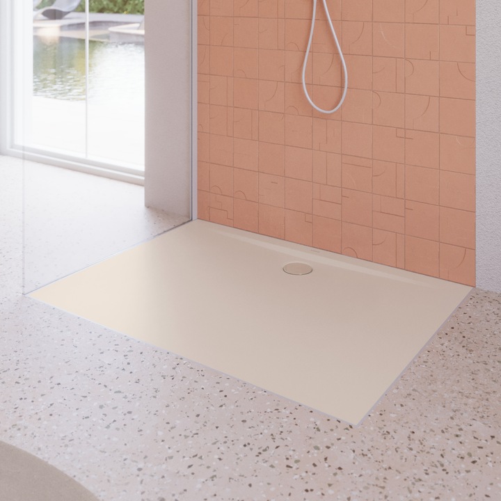 Actual product image Kaldewei Superplan Zero shower tile, 160x90cm, 36000001
