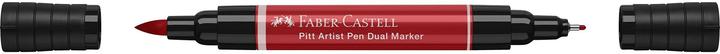 Image du produit Faber-Castell Stylo à encre de Chine Pitt Artist Pen Dual Rouge foncé (Rouge foncé, 1 x)