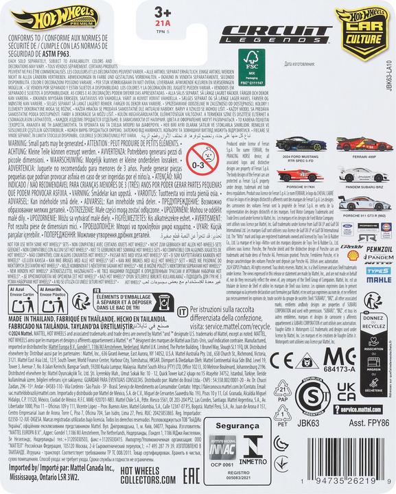 Actual product image Hot Wheels Premium Car Culture Circuit Legends Porsche 917K Sammel-Spielzeugauto im Massstab 1:64