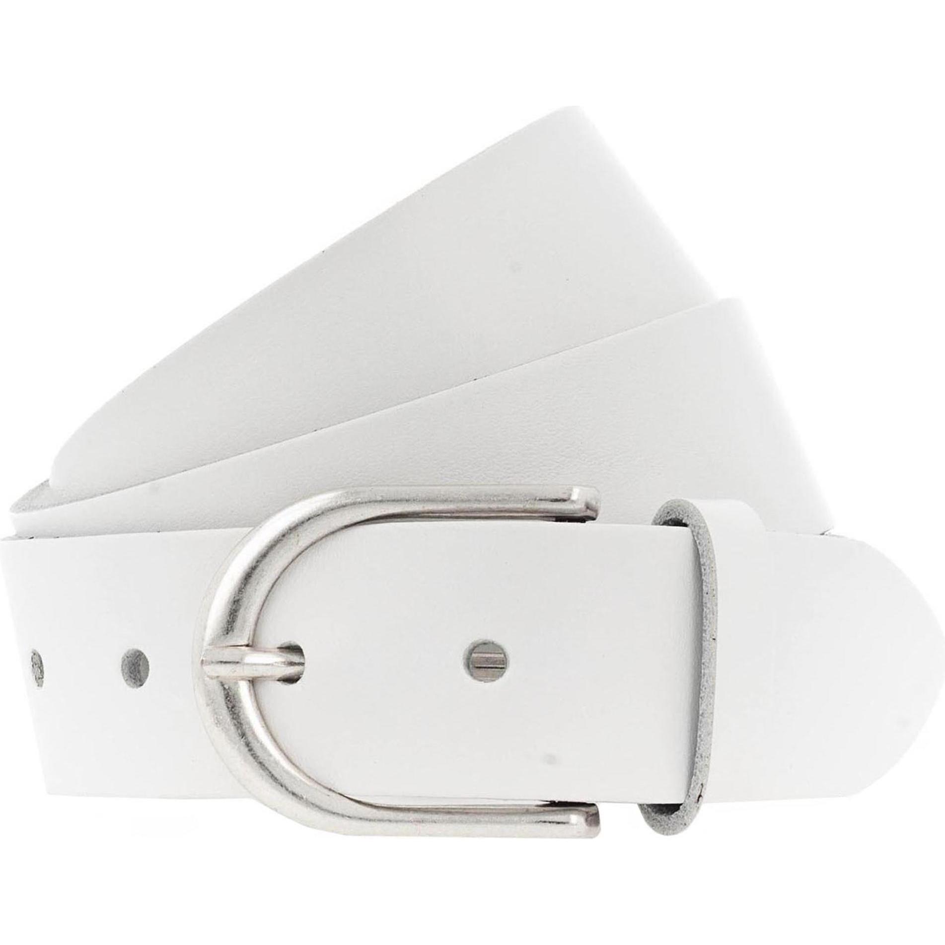 Vanzetti, Damen, Gürtel, Gürtel Leder, Weiss, (100)