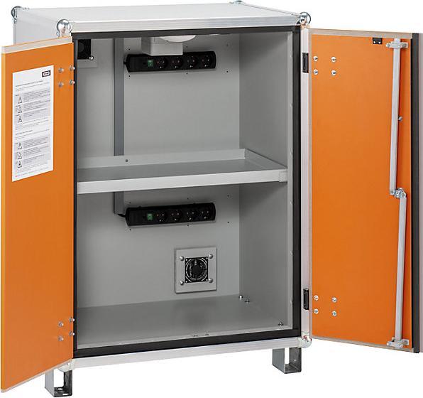 Image du produit Cemo Armoire de sécurité pour le chargement d'accumulateurs BASIC (80 cm, 111 cm)