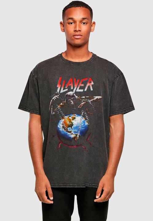 Produktbild Merchcode Slayer - Intourvention Acid Washed Oversize Tee - 170467 (M)