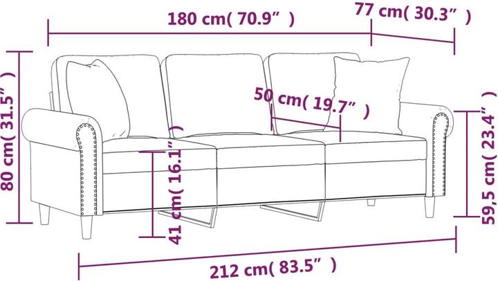 Image du produit vidaXL Ensemble salon de jardin 10 pièces avec coussins (3 places)